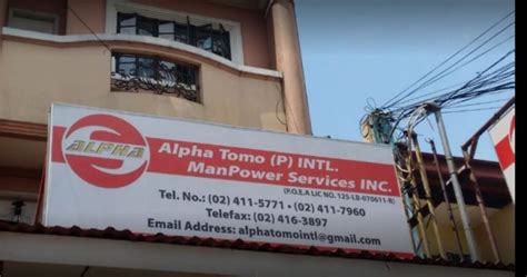 Alpha Tomo (P) Intl Manpower Services .
